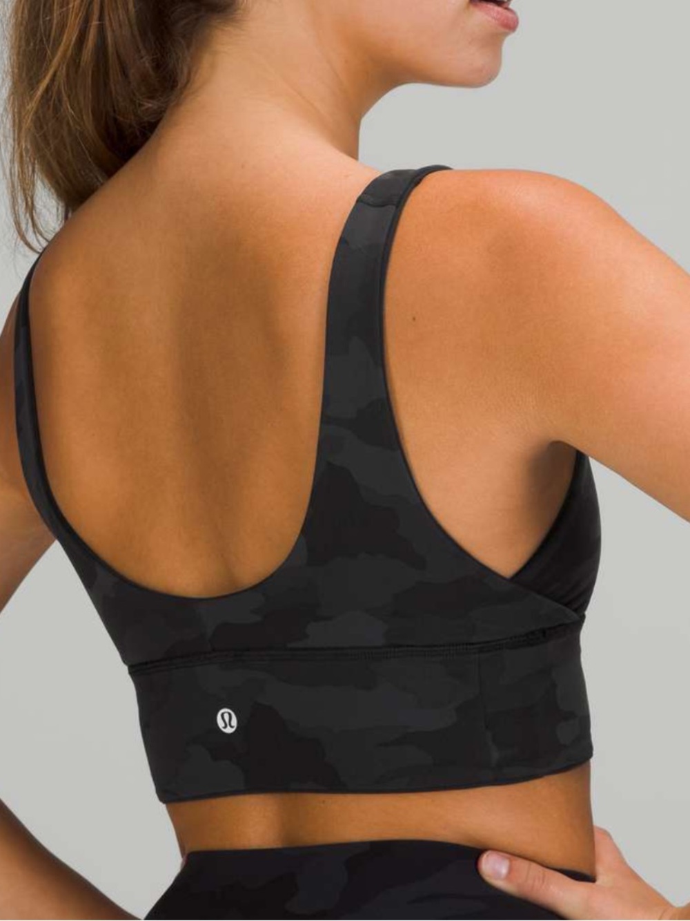 Lululemon Align Reversible Bra Women’s 2
Black / 365 Camo Deep Coal Multi